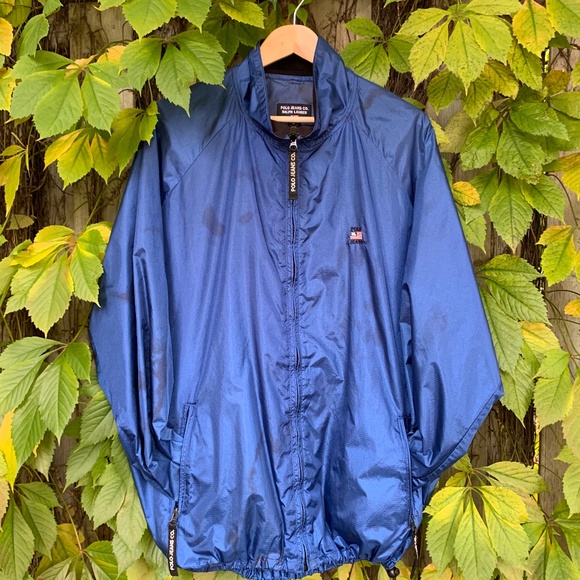 Vintage Polo Jeans Rain Jacket - Picture 1 of 11